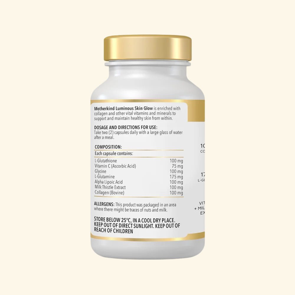 Motherkind Luminous Skin Glow Capsules 60