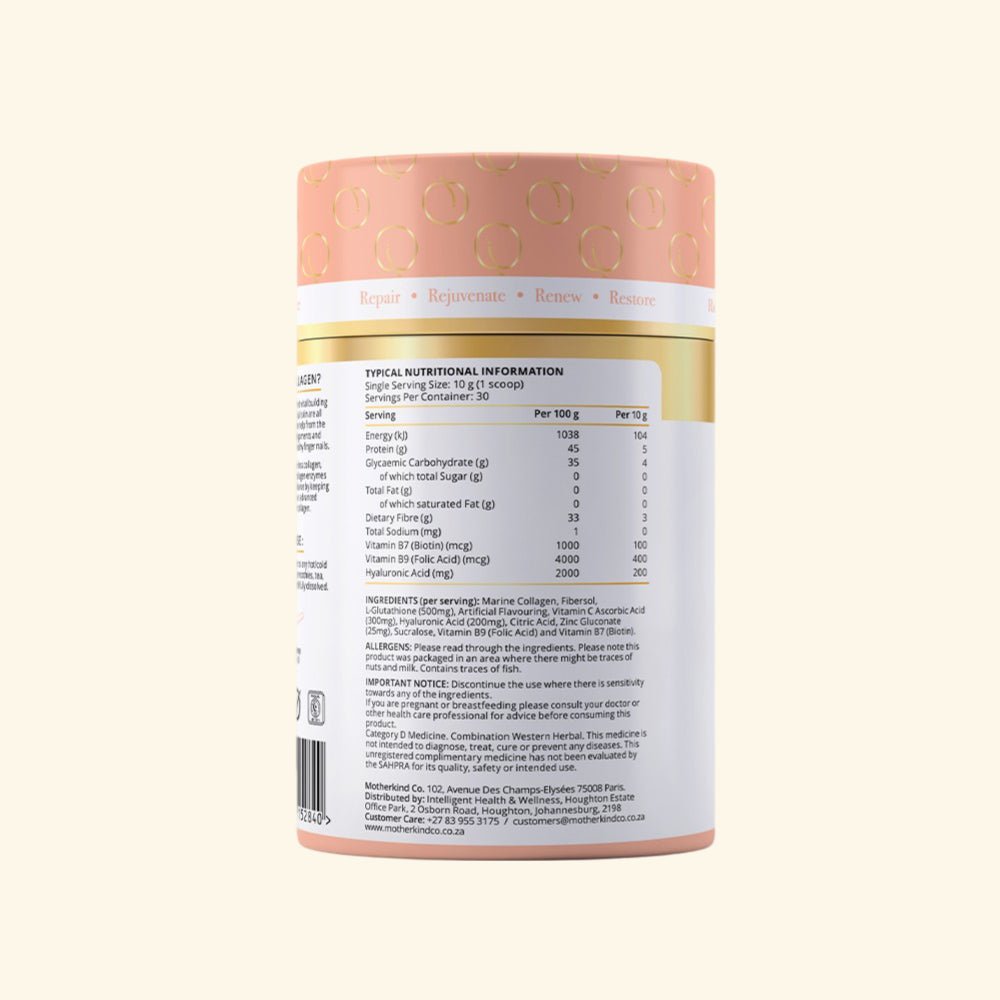 Motherkind OceaGlow Marine Collagen - Strawberry
