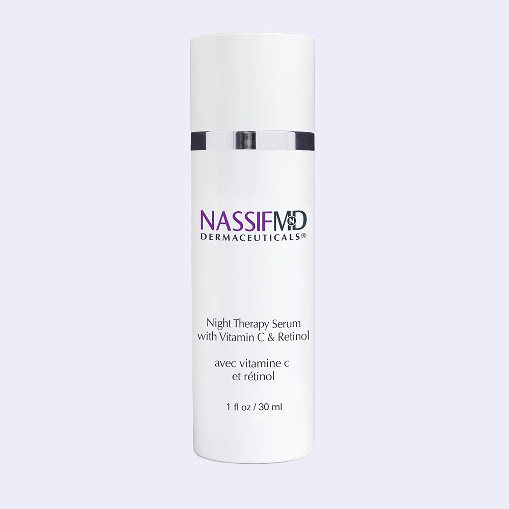 NassifMD Night Therapy Antioxidant Serum with Elasta - Derm C 30ml