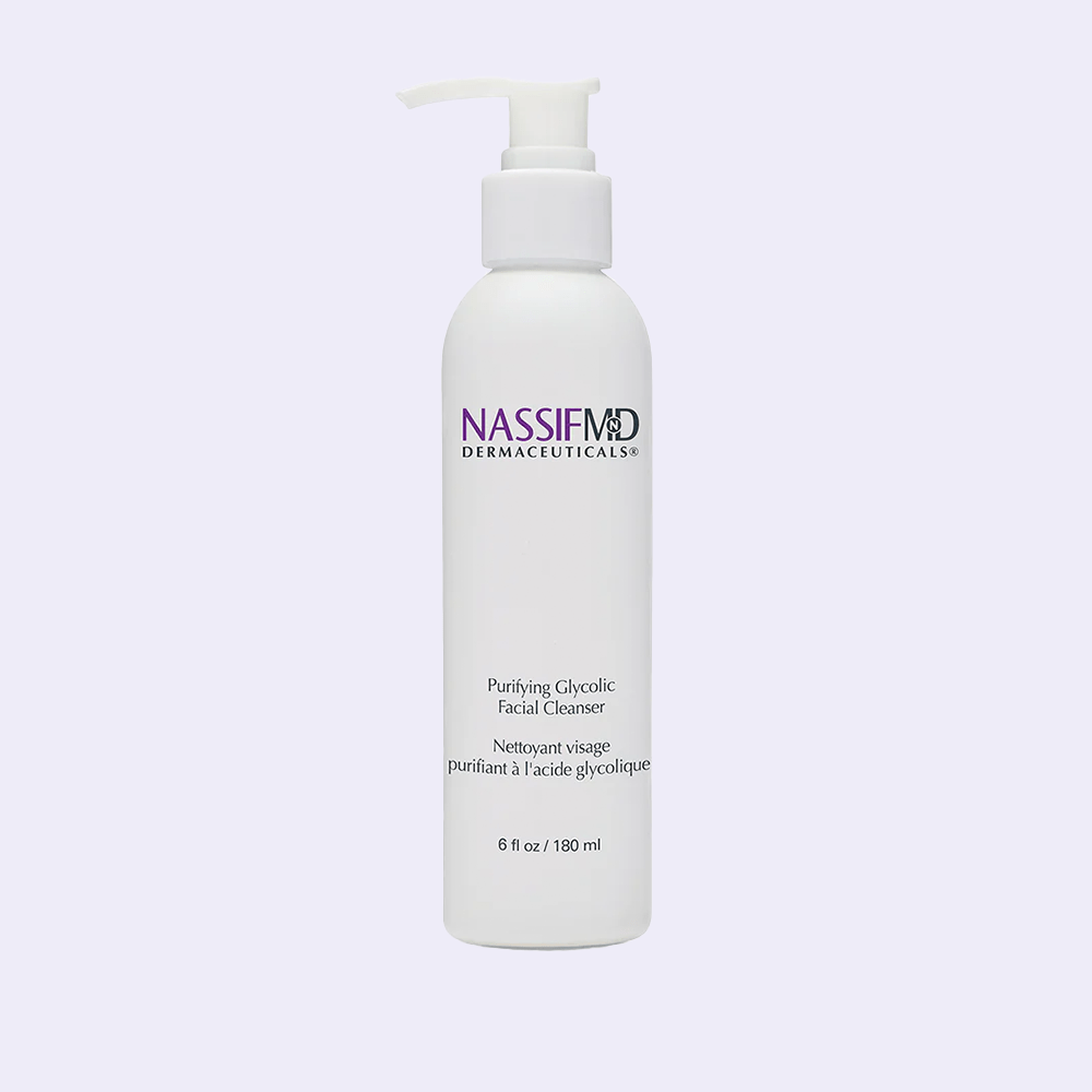 NassifMD Purifying Glycolic Facial Cleanser 180ml