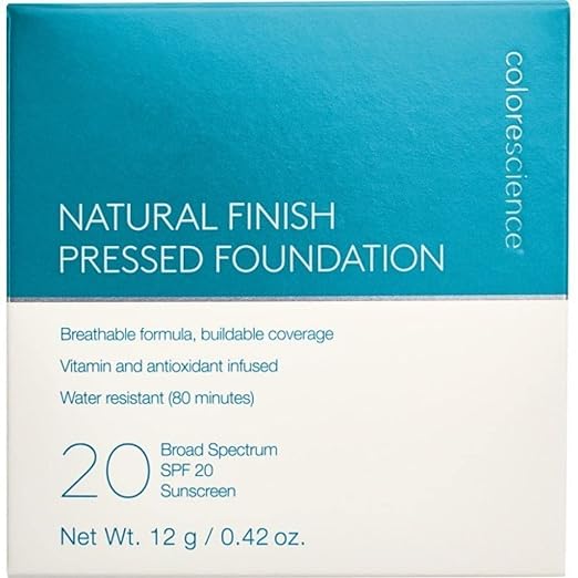 Colorescience Natural Finish Pressed Foundation Spf 20 - Light Ivory