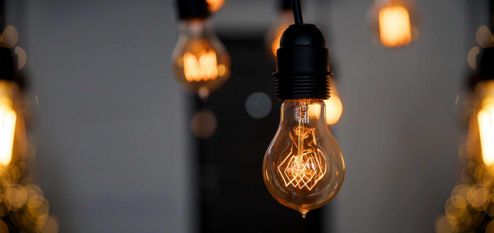 Sustainability electricity savings light bulbs image