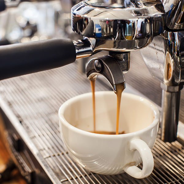 Perfectly crafted chris and alley espresso pouring