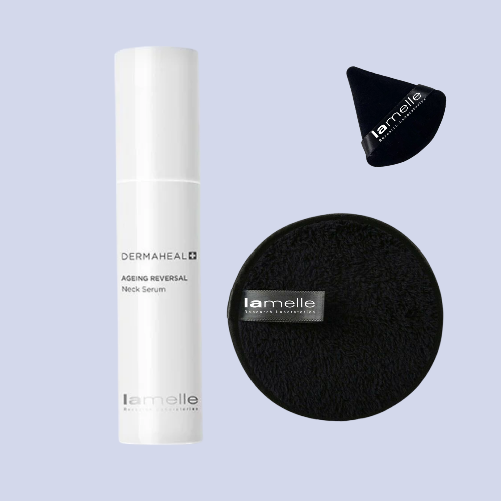 Lamelle Dermaheal Aging Reversal Neck Serum & Sponge (Gift - not for sale)