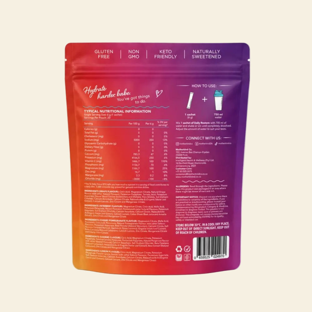 Motherkind Daily Restore Premium Electrolytes