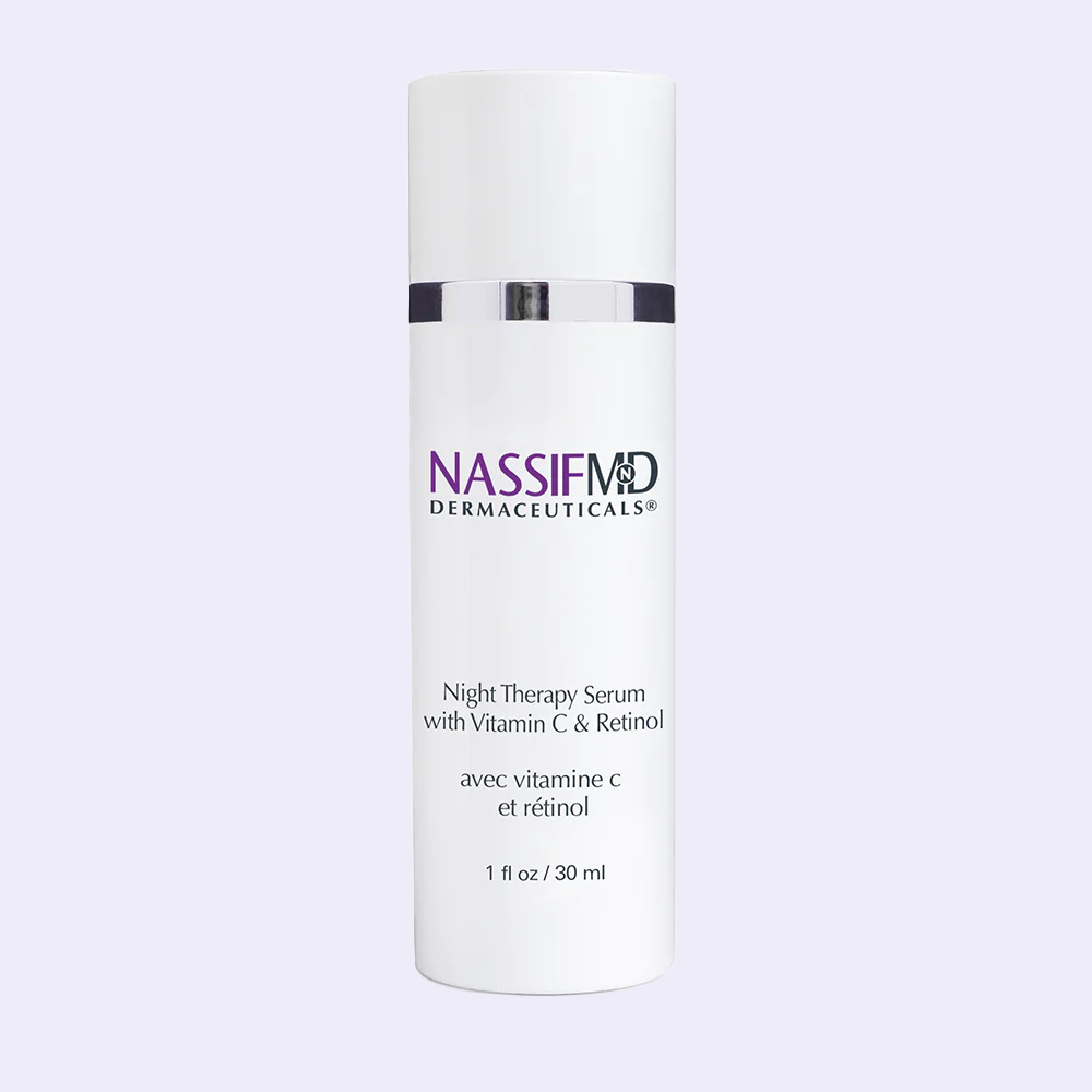 NassifMD Night Therapy Antioxidant Serum with Elasta-Derm C 30ml