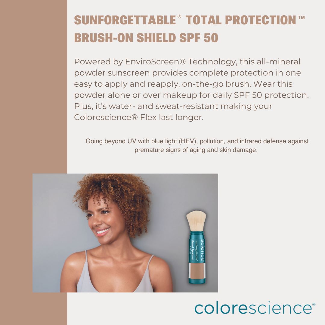 Colorescience Sunforgettable Total Protection Brush-On Shield Spf 50 (Deep)