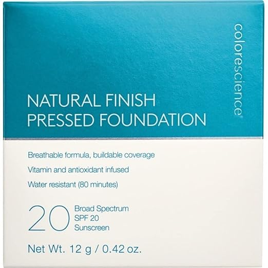 Colorescience Natural Finish Pressed Foundation Spf 20 - Tan Natural