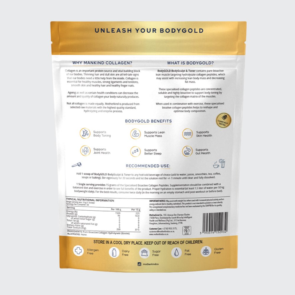Mankind Bodygold 750g