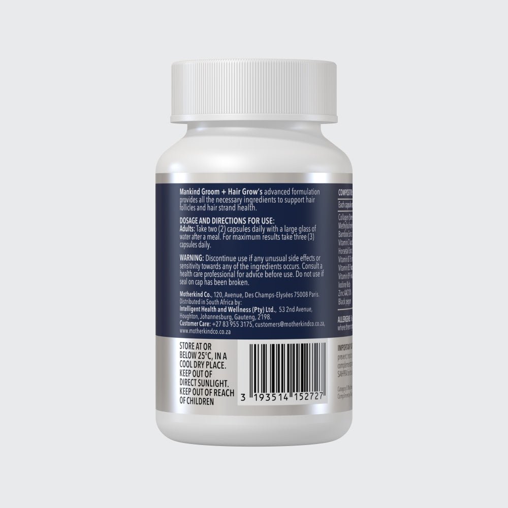 Mankind Groom + Grow Capusles 60