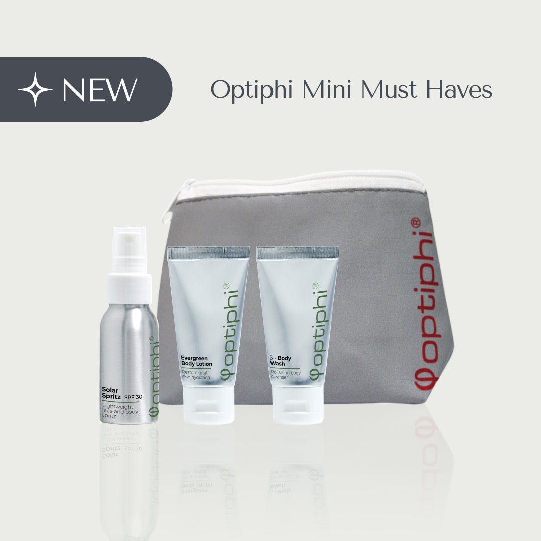 Optiphi Must Have - Body Was + Body Lotion + Solar Spritz SPF 30 Mini Pack