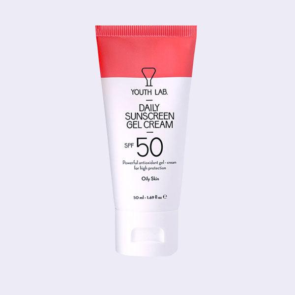 Youth Lab Daily Sunscreen Gel SPF 50 for oily/combination skin (slight tint) Day Creams Youth Lab