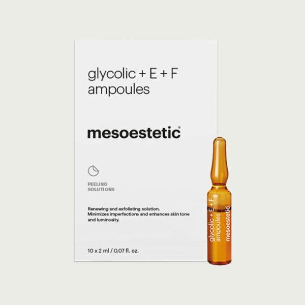 mesoestetic Glycolic, E + F Ampoule Ampoules mesoestetic